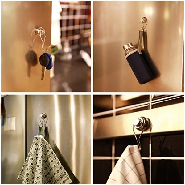 Super Strong NdFeB Hook Magnets for Home Kitchen Workplace Office Garage