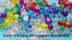 Акриловые красочные офисные пластиковые магнитные неодимовые магниты на холодильник, маленькие нажимные магниты